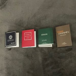 LOT of 4 mens cologne sample sprays